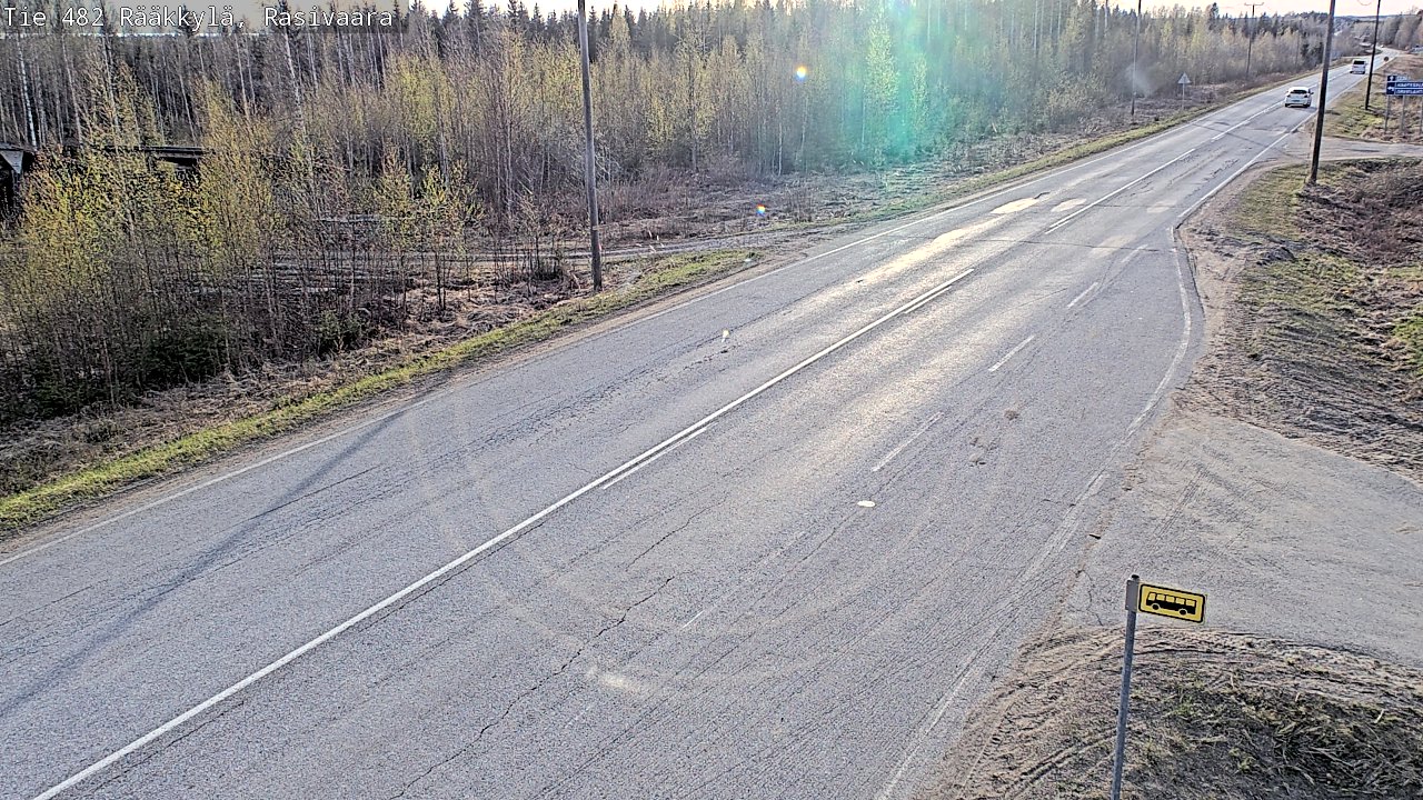 Weather Camera Image Väg 482 Rääkkylä, Rasivaara, Rääkkylä, Pohjois-Karjala