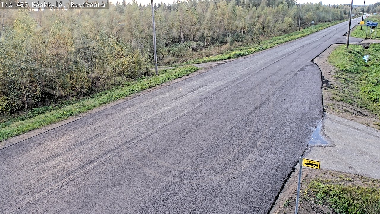 Weather Camera Image Väg 482 Rääkkylä, Rasivaara, Rääkkylä, Pohjois-Karjala
