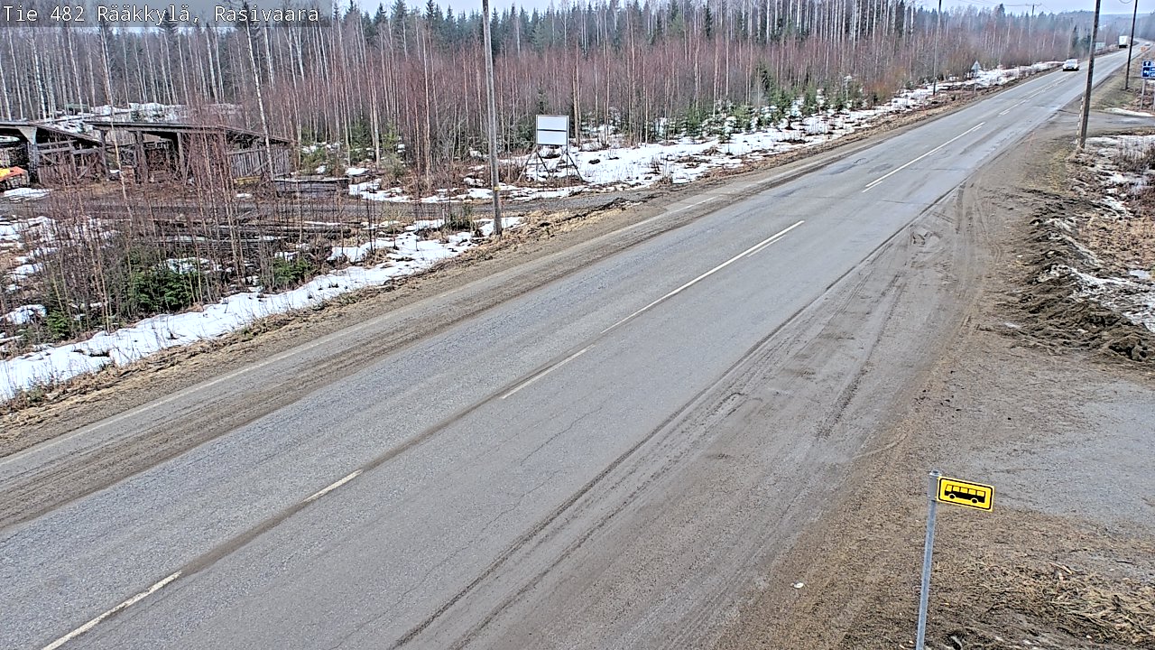 Weather Camera Image Road 482 Rääkkylä, Rasivaara, Rääkkylä, Pohjois-Karjala