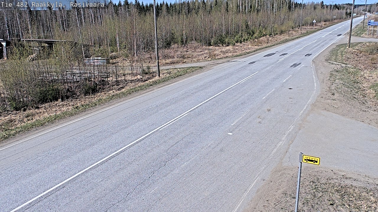 Weather Camera Image Road 482 Rääkkylä, Rasivaara, Rääkkylä, Pohjois-Karjala