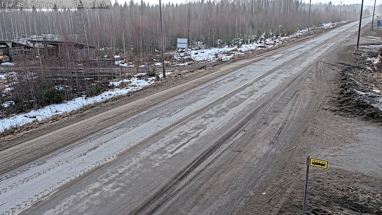 Weather Camera Image Väg 482 Rääkkylä, Rasivaara, Rääkkylä, Pohjois-Karjala