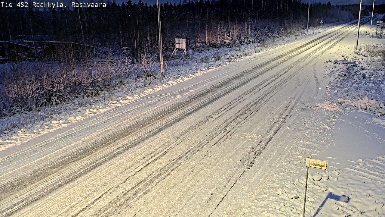 Weather Camera Image Road 482 Rääkkylä, Rasivaara, Rääkkylä, Pohjois-Karjala