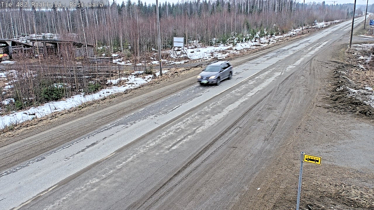 Weather Camera Image Väg 482 Rääkkylä, Rasivaara, Rääkkylä, Pohjois-Karjala