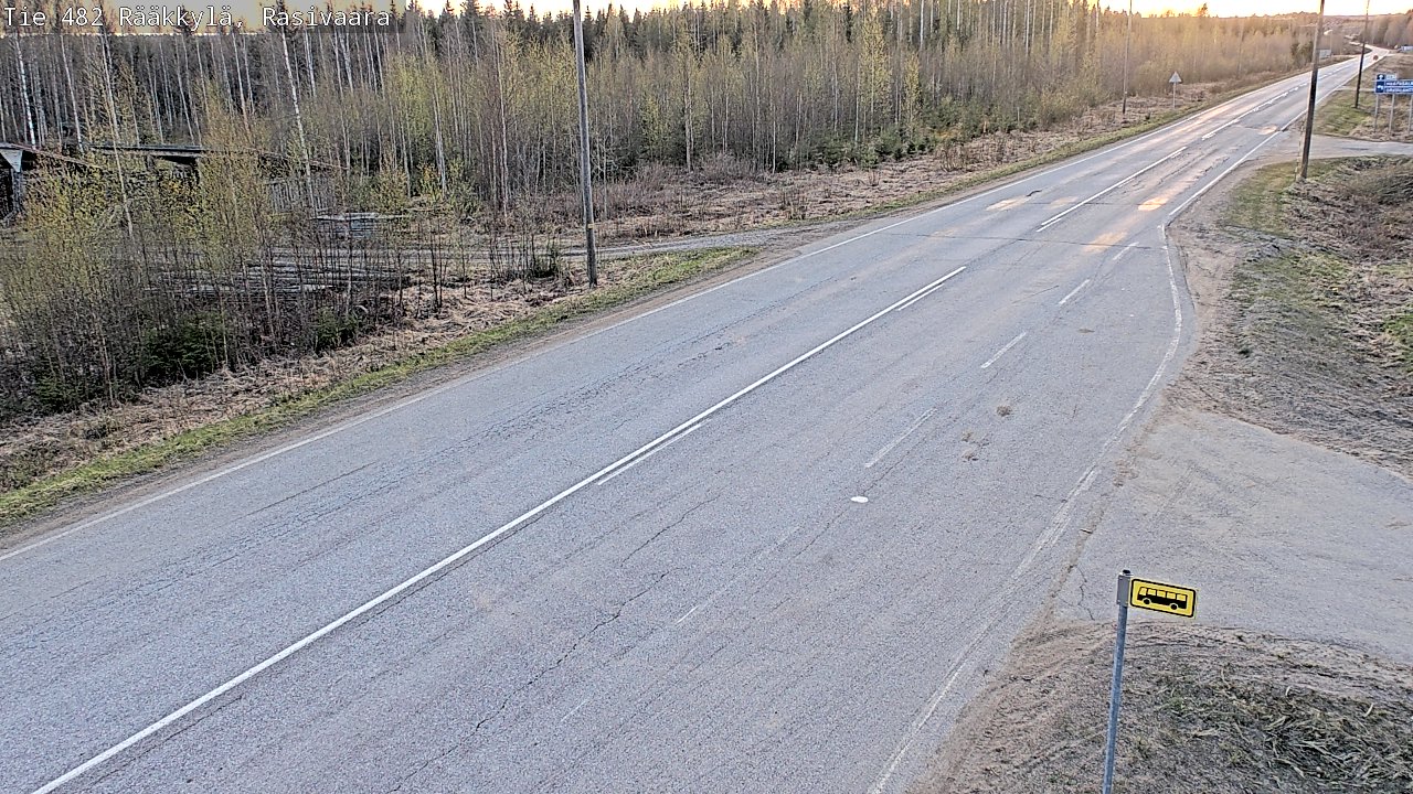 Weather Camera Image Väg 482 Rääkkylä, Rasivaara, Rääkkylä, Pohjois-Karjala