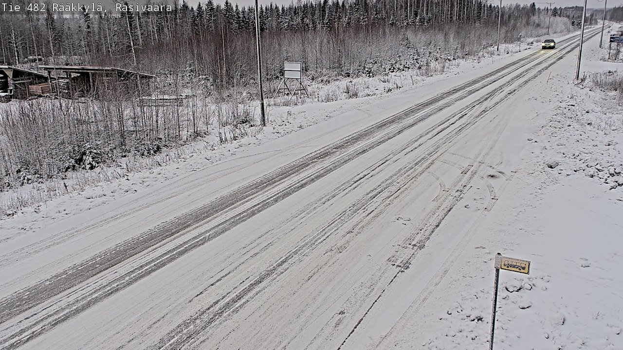 Weather Camera Image Road 482 Rääkkylä, Rasivaara, Rääkkylä, Pohjois-Karjala