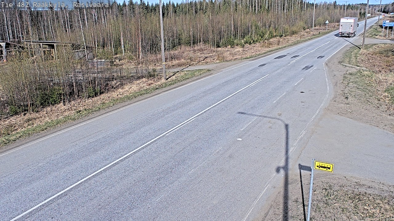 Weather Camera Image Road 482 Rääkkylä, Rasivaara, Rääkkylä, Pohjois-Karjala