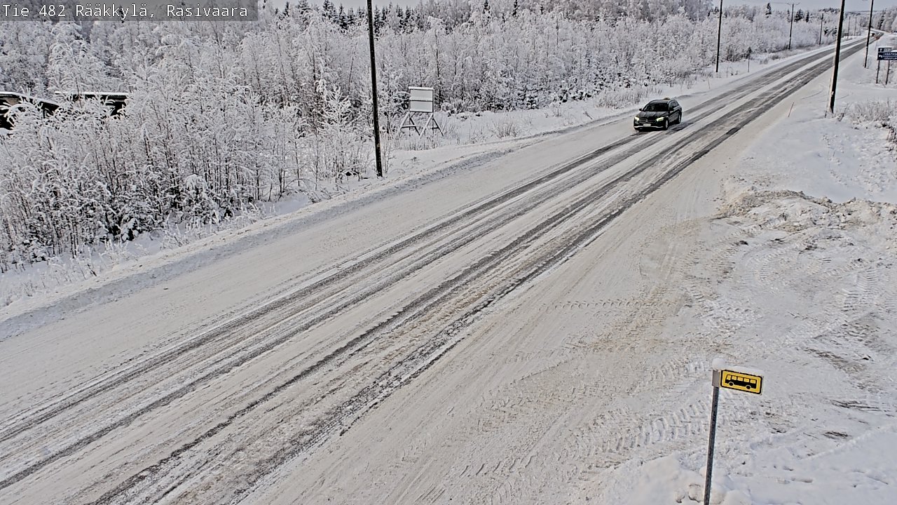 Weather Camera Image Road 482 Rääkkylä, Rasivaara, Rääkkylä, Pohjois-Karjala