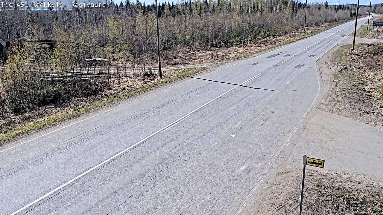 Weather Camera Image Väg 482 Rääkkylä, Rasivaara, Rääkkylä, Pohjois-Karjala