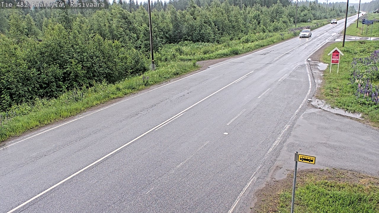 Weather Camera Image Väg 482 Rääkkylä, Rasivaara, Rääkkylä, Pohjois-Karjala