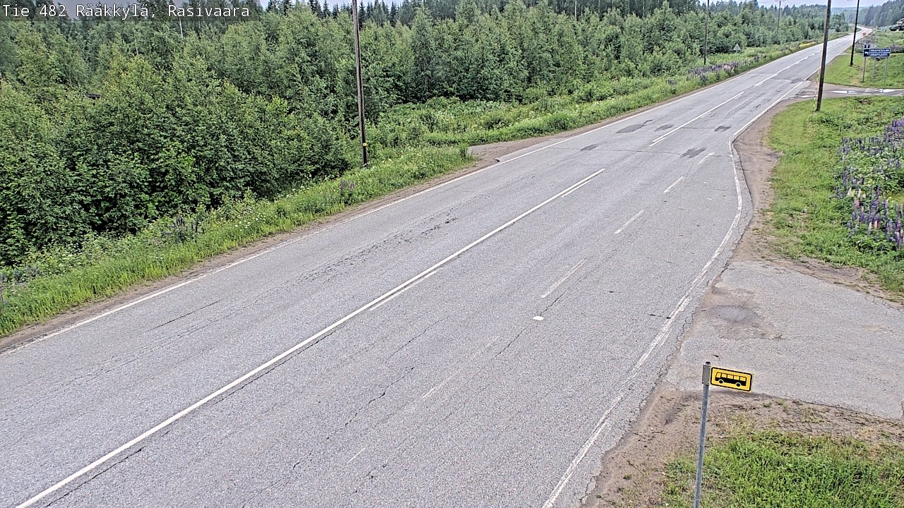 Weather Camera Image Road 482 Rääkkylä, Rasivaara, Rääkkylä, Pohjois-Karjala