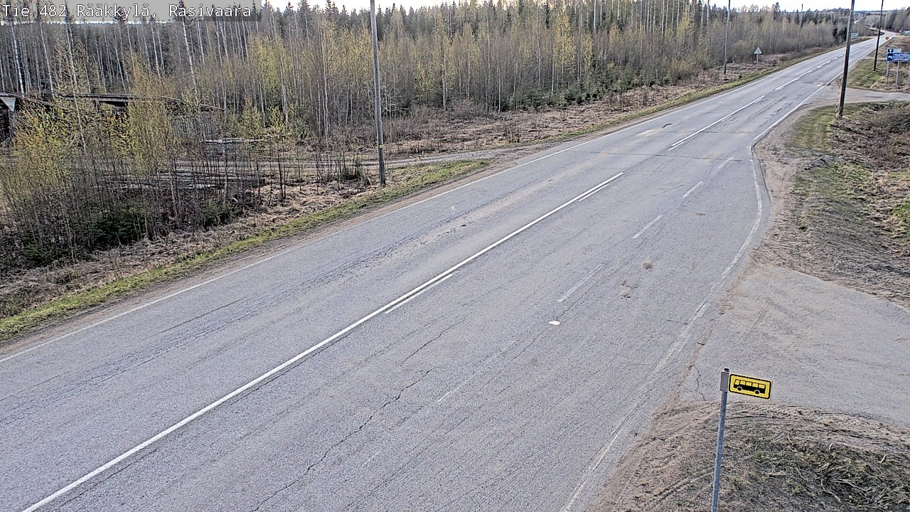 Weather Camera Image Väg 482 Rääkkylä, Rasivaara, Rääkkylä, Pohjois-Karjala