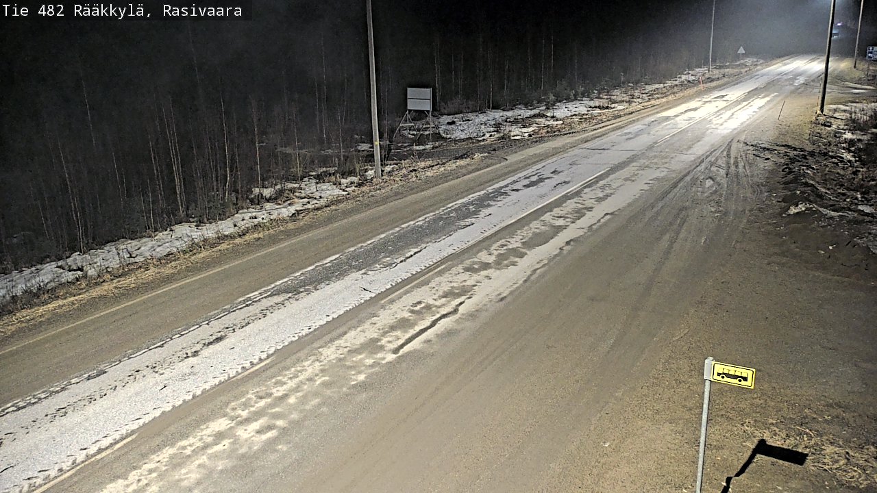 Weather Camera Image Väg 482 Rääkkylä, Rasivaara, Rääkkylä, Pohjois-Karjala
