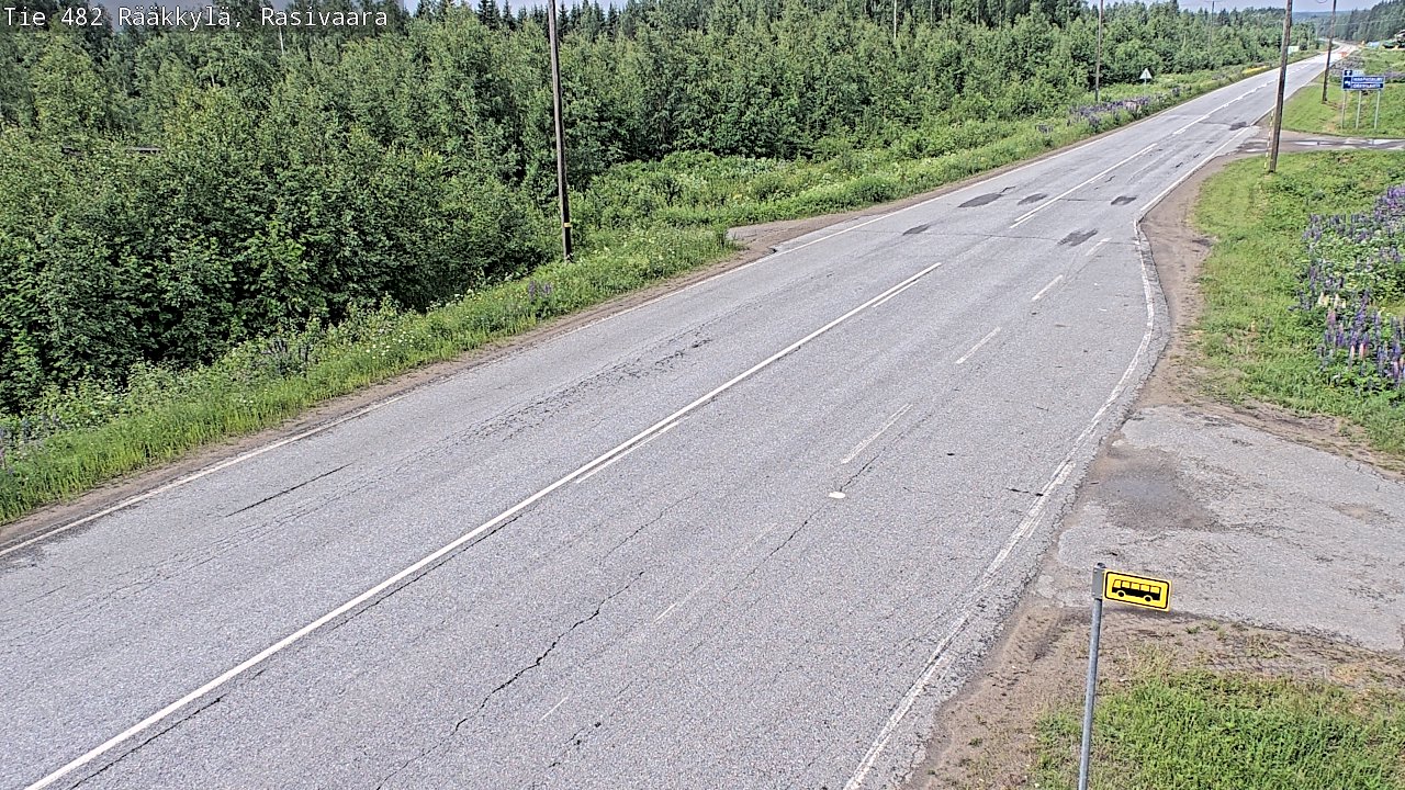 Weather Camera Image Road 482 Rääkkylä, Rasivaara, Rääkkylä, Pohjois-Karjala