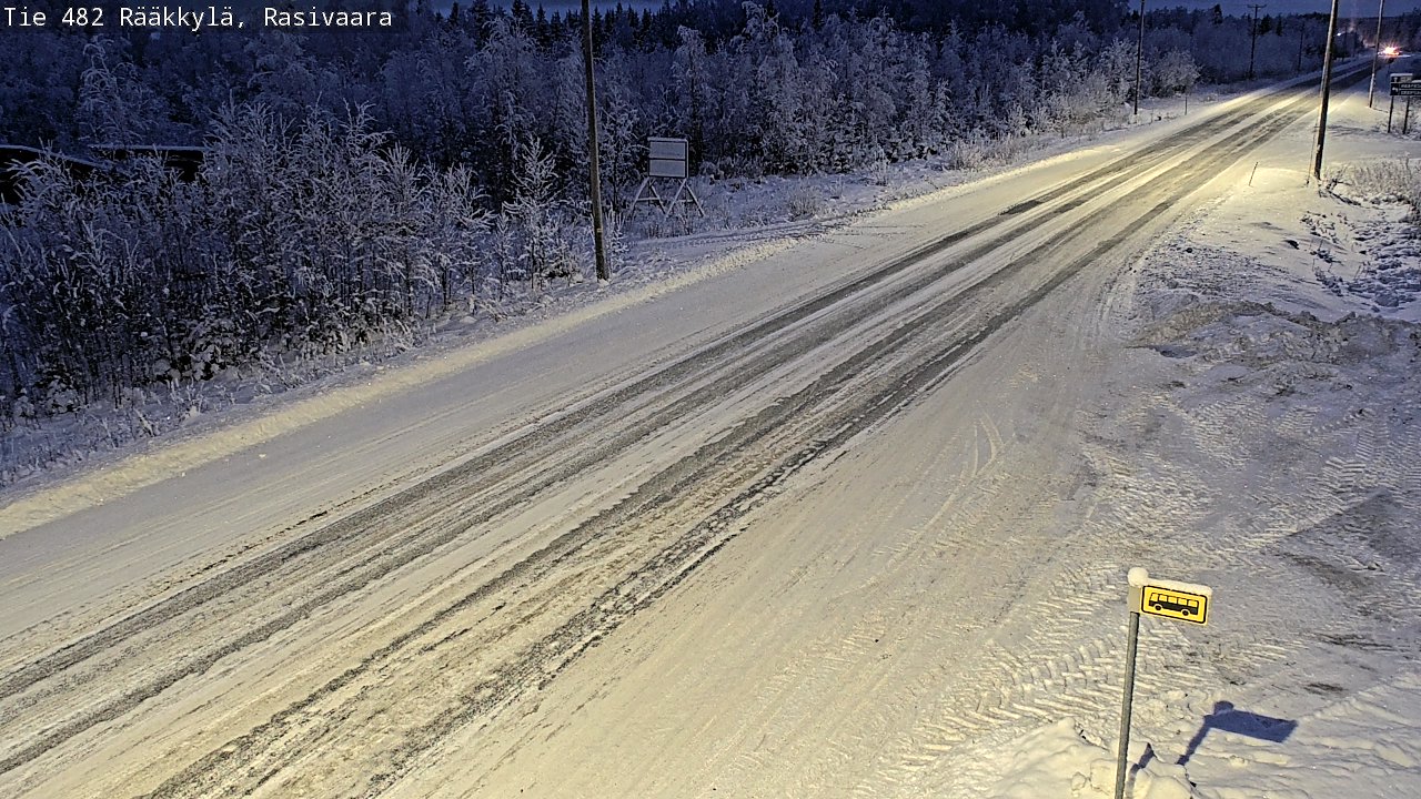 Weather Camera Image Road 482 Rääkkylä, Rasivaara, Rääkkylä, Pohjois-Karjala