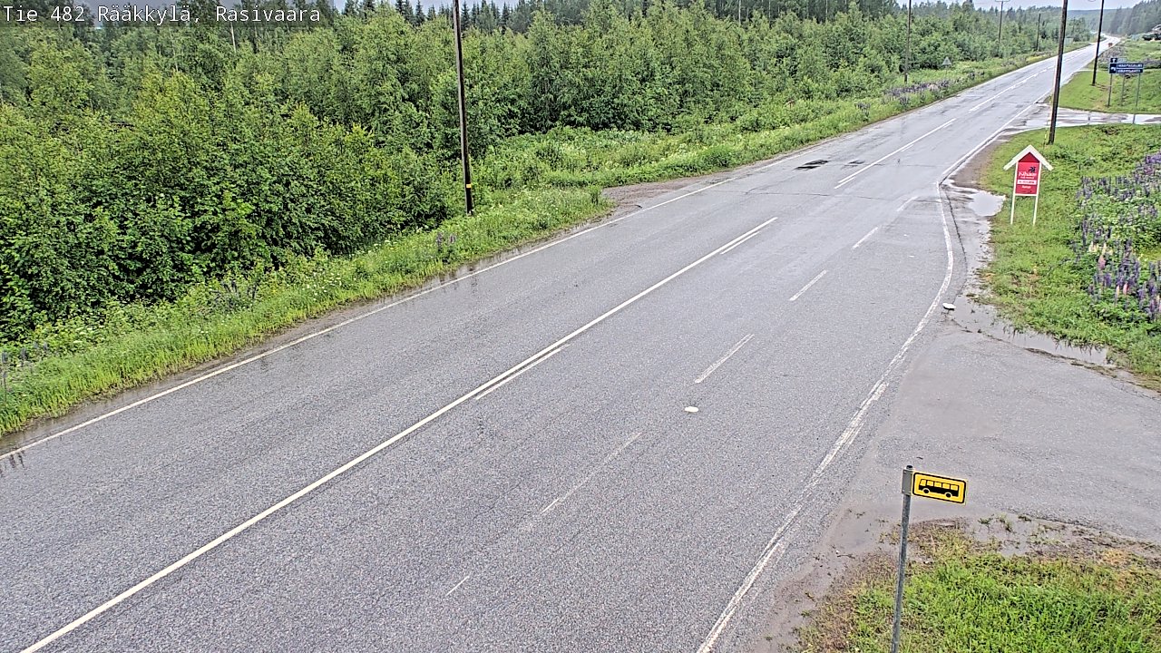 Weather Camera Image Väg 482 Rääkkylä, Rasivaara, Rääkkylä, Pohjois-Karjala