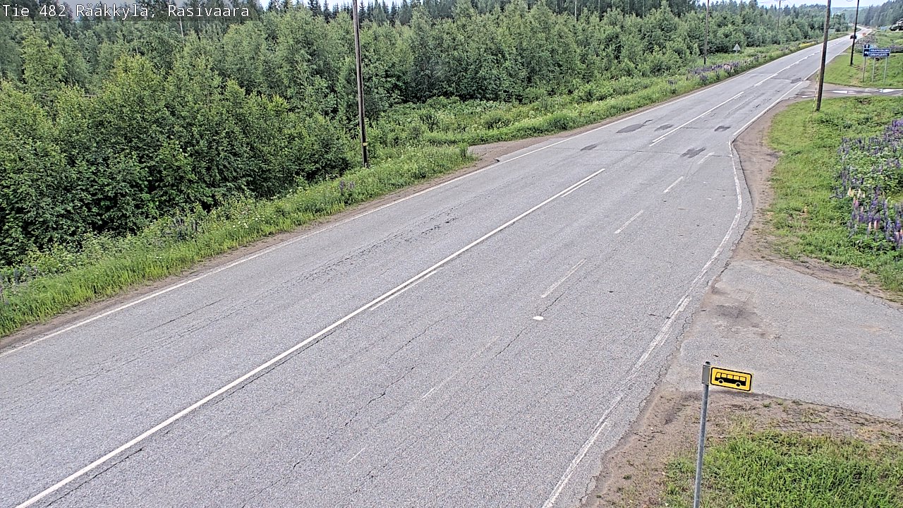 Weather Camera Image Road 482 Rääkkylä, Rasivaara, Rääkkylä, Pohjois-Karjala