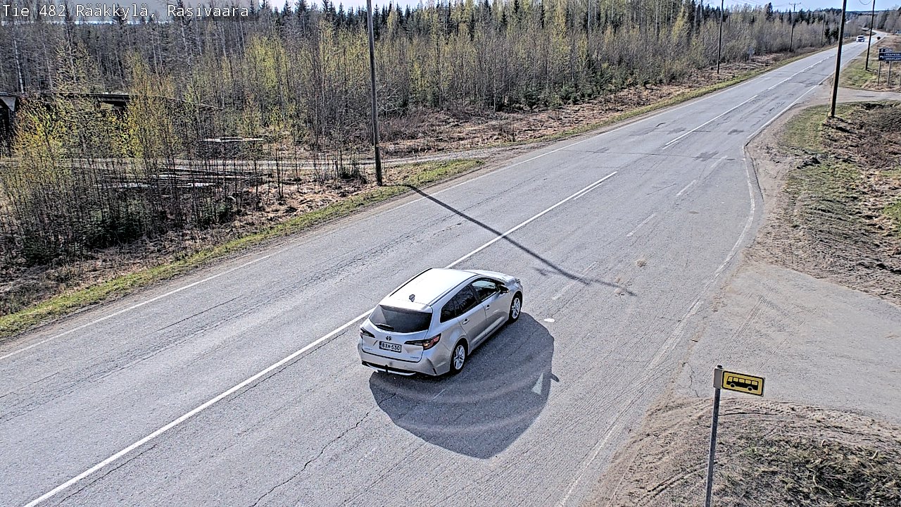 Weather Camera Image Väg 482 Rääkkylä, Rasivaara, Rääkkylä, Pohjois-Karjala