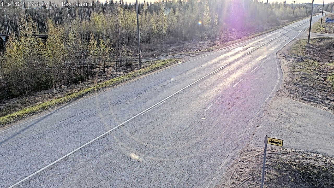 Weather Camera Image Väg 482 Rääkkylä, Rasivaara, Rääkkylä, Pohjois-Karjala