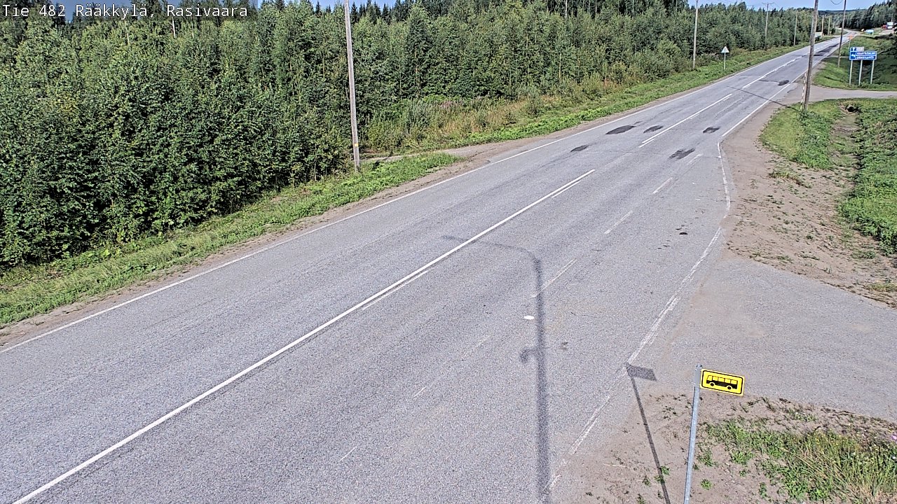 Weather Camera Image Road 482 Rääkkylä, Rasivaara, Rääkkylä, Pohjois-Karjala