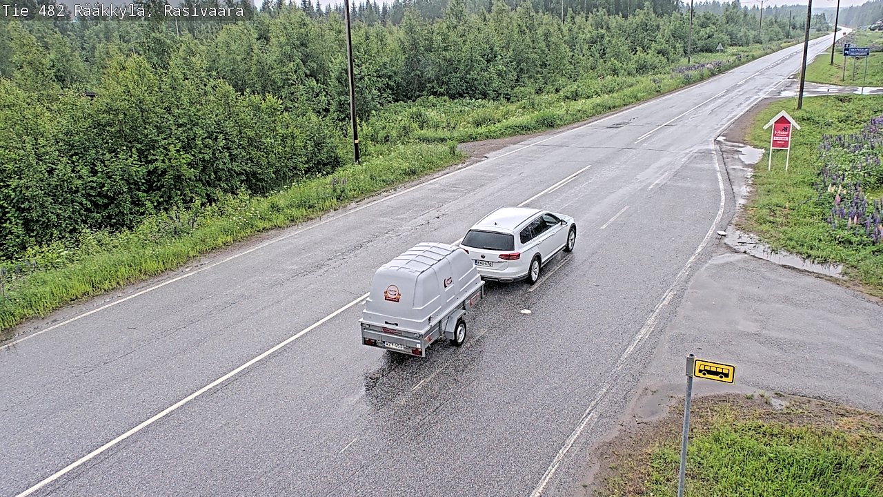 Weather Camera Image Väg 482 Rääkkylä, Rasivaara, Rääkkylä, Pohjois-Karjala