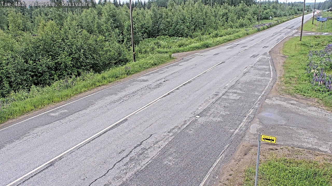 Weather Camera Image Road 482 Rääkkylä, Rasivaara, Rääkkylä, Pohjois-Karjala