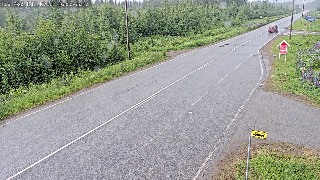 Weather Camera Image Väg 482 Rääkkylä, Rasivaara, Rääkkylä, Pohjois-Karjala