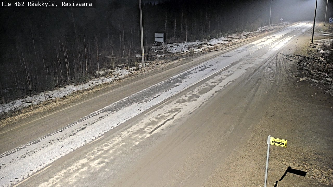 Weather Camera Image Väg 482 Rääkkylä, Rasivaara, Rääkkylä, Pohjois-Karjala