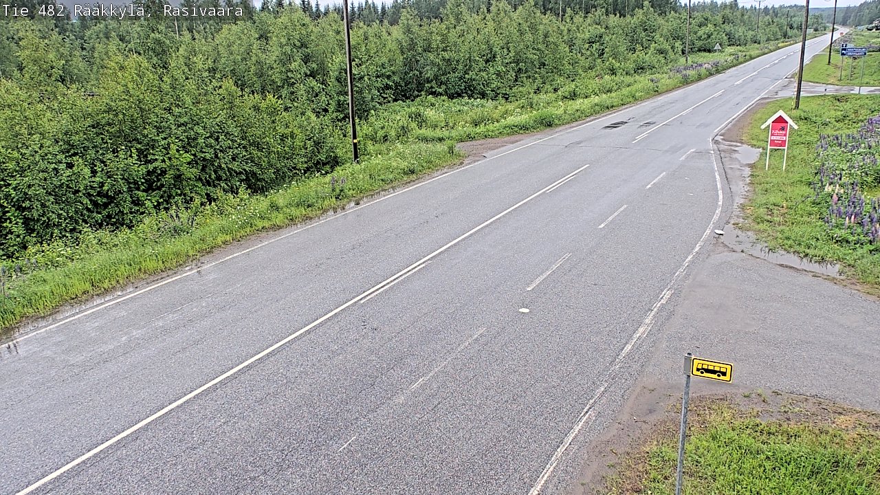 Weather Camera Image Väg 482 Rääkkylä, Rasivaara, Rääkkylä, Pohjois-Karjala