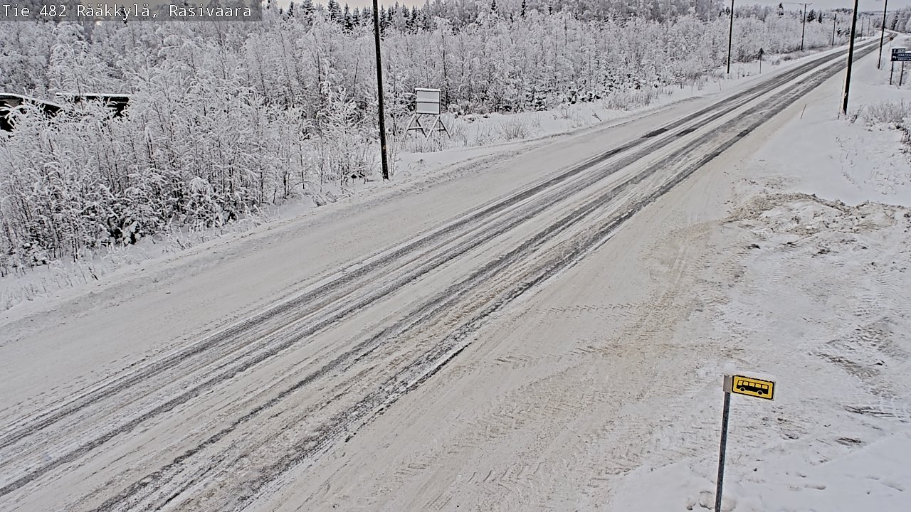 Weather Camera Image Road 482 Rääkkylä, Rasivaara, Rääkkylä, Pohjois-Karjala