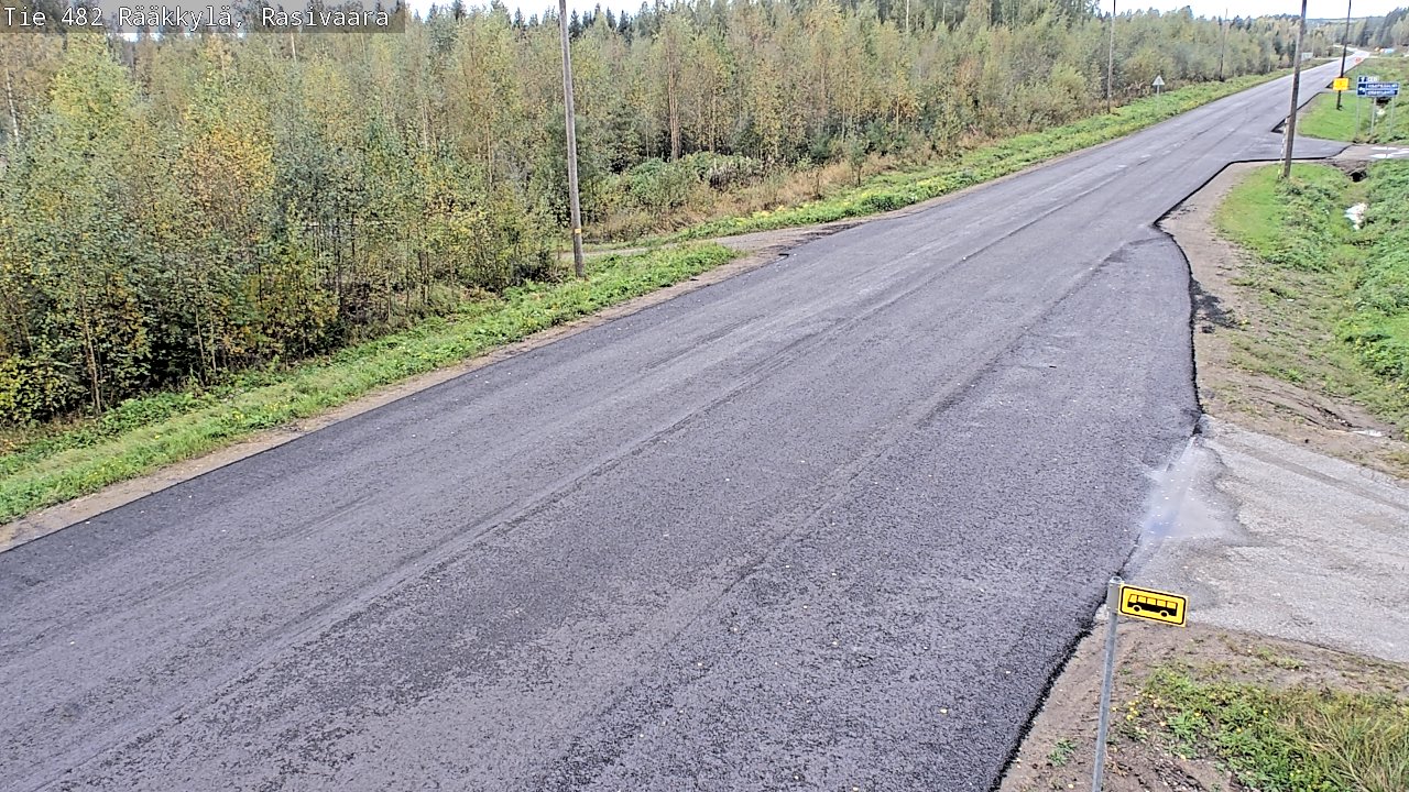 Weather Camera Image Road 482 Rääkkylä, Rasivaara, Rääkkylä, Pohjois-Karjala