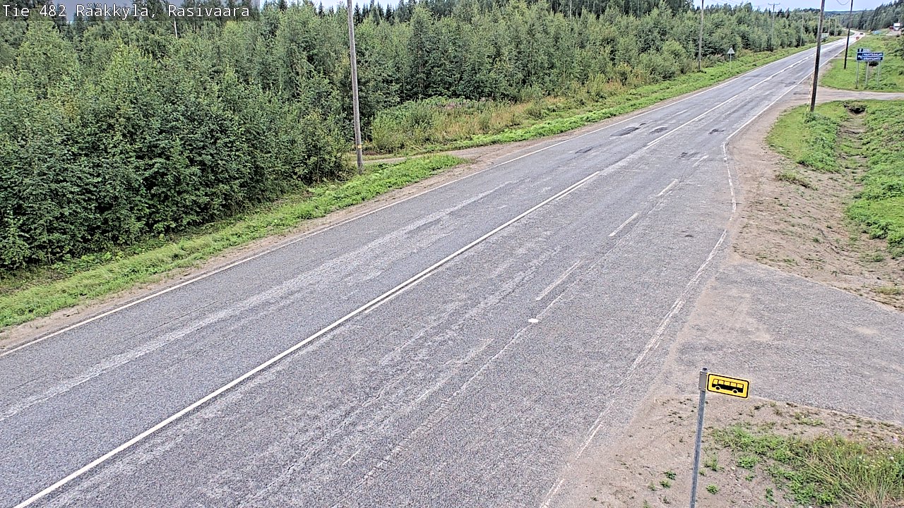 Weather Camera Image Väg 482 Rääkkylä, Rasivaara, Rääkkylä, Pohjois-Karjala