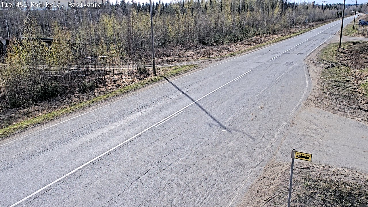 Weather Camera Image Väg 482 Rääkkylä, Rasivaara, Rääkkylä, Pohjois-Karjala