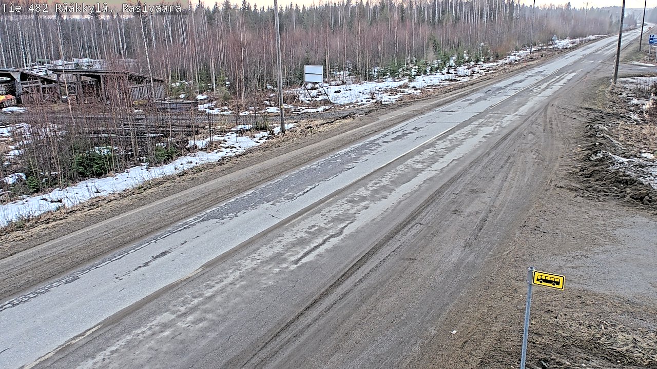 Weather Camera Image Väg 482 Rääkkylä, Rasivaara, Rääkkylä, Pohjois-Karjala