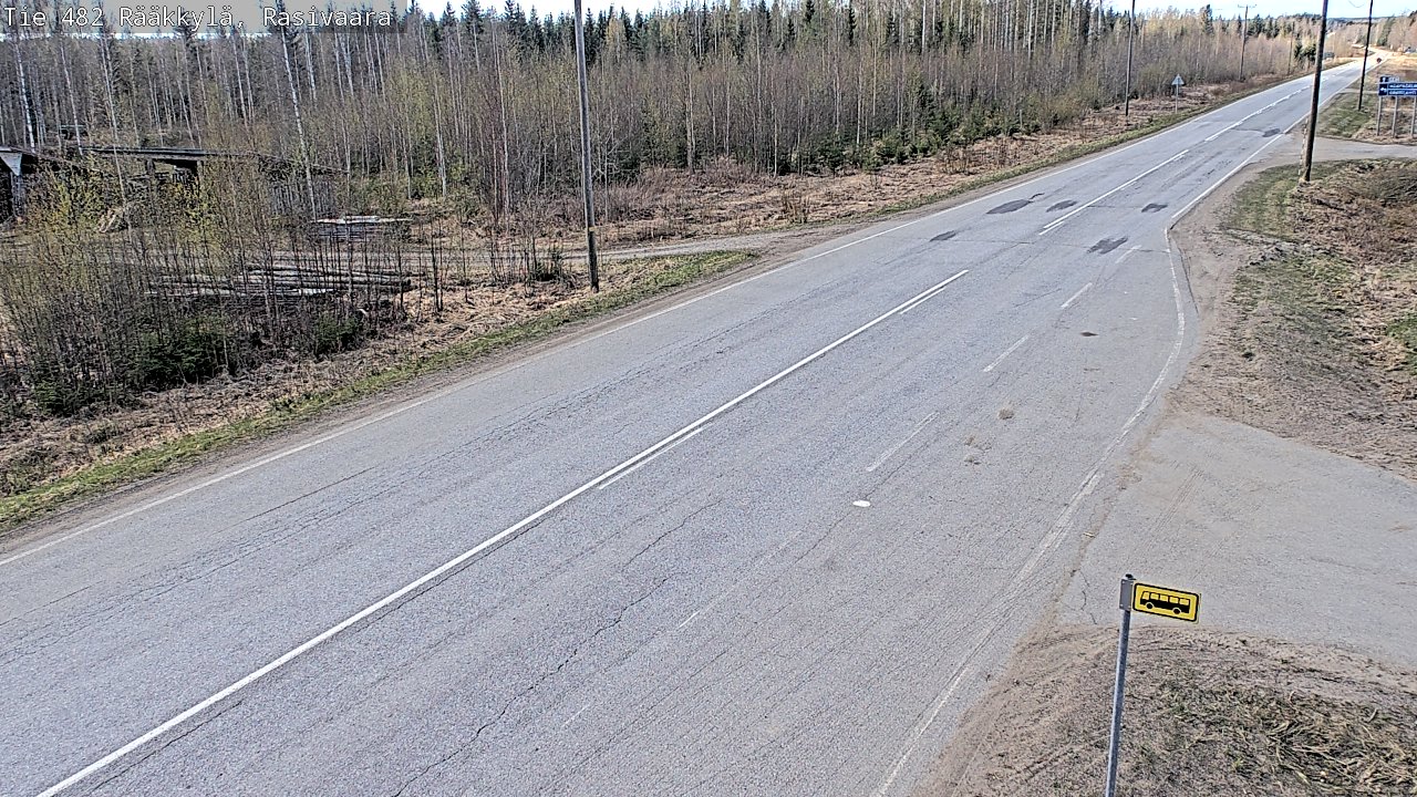 Weather Camera Image Väg 482 Rääkkylä, Rasivaara, Rääkkylä, Pohjois-Karjala