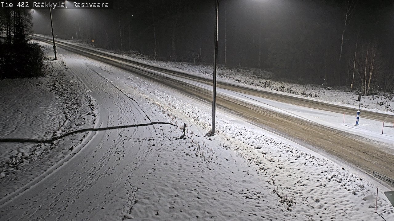 Weather Camera Image Väg 482 Rääkkylä, Rasivaara, Rääkkylä, Pohjois-Karjala