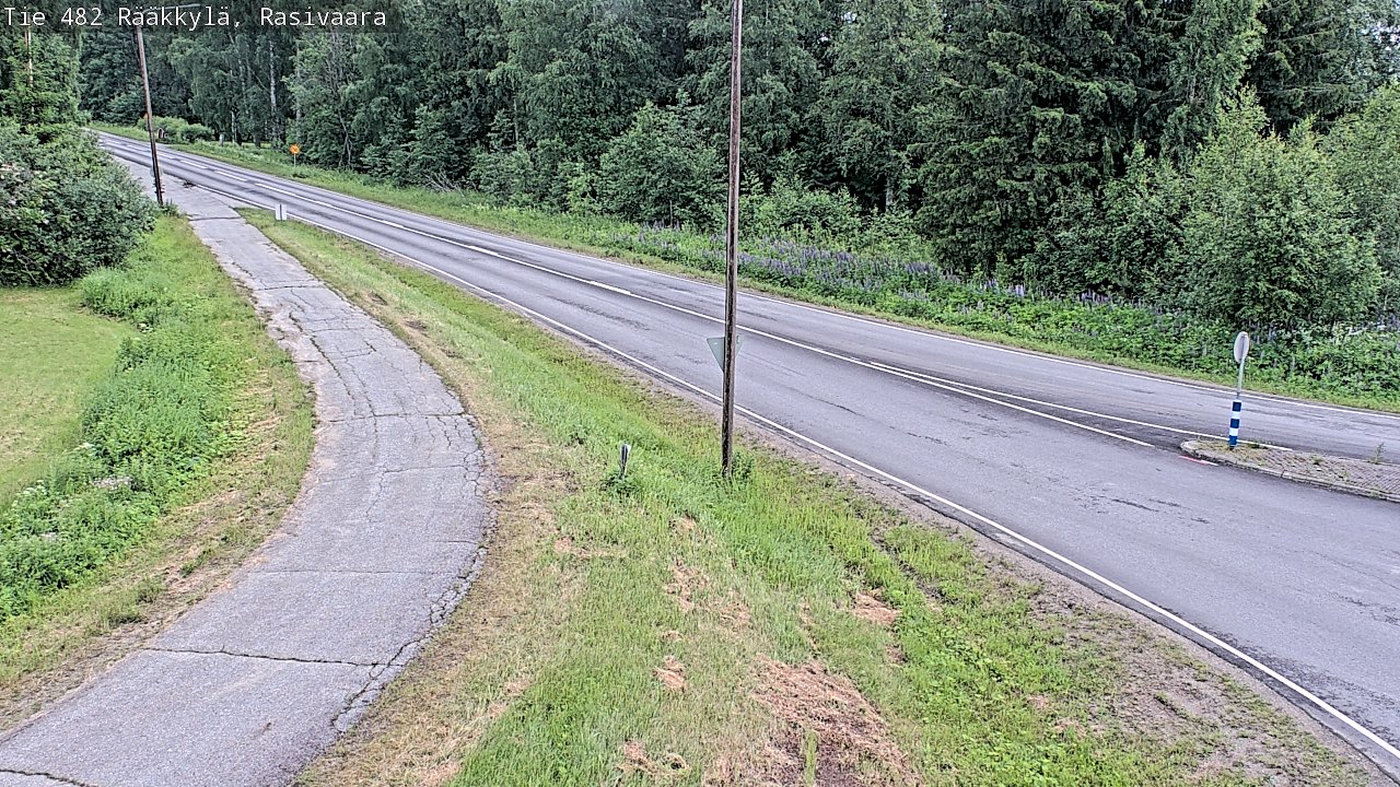 Weather Camera Image Väg 482 Rääkkylä, Rasivaara, Rääkkylä, Pohjois-Karjala