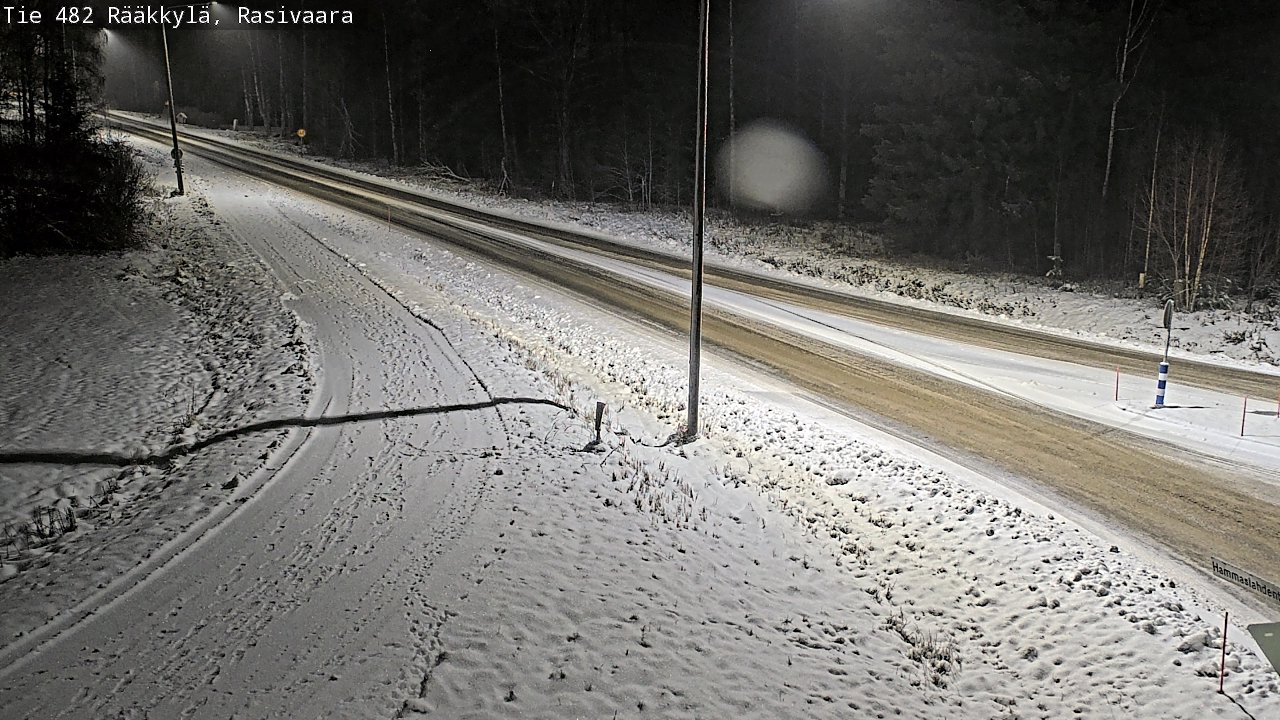 Weather Camera Image Väg 482 Rääkkylä, Rasivaara, Rääkkylä, Pohjois-Karjala