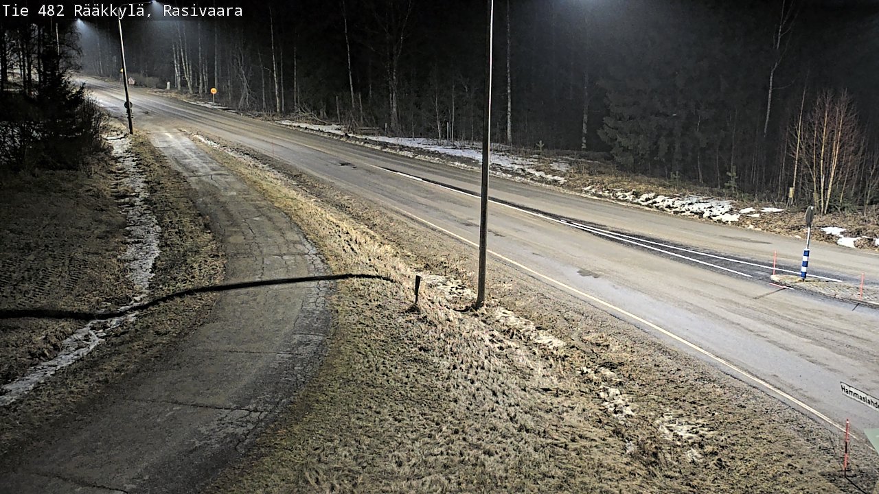 Weather Camera Image Road 482 Rääkkylä, Rasivaara, Rääkkylä, Pohjois-Karjala