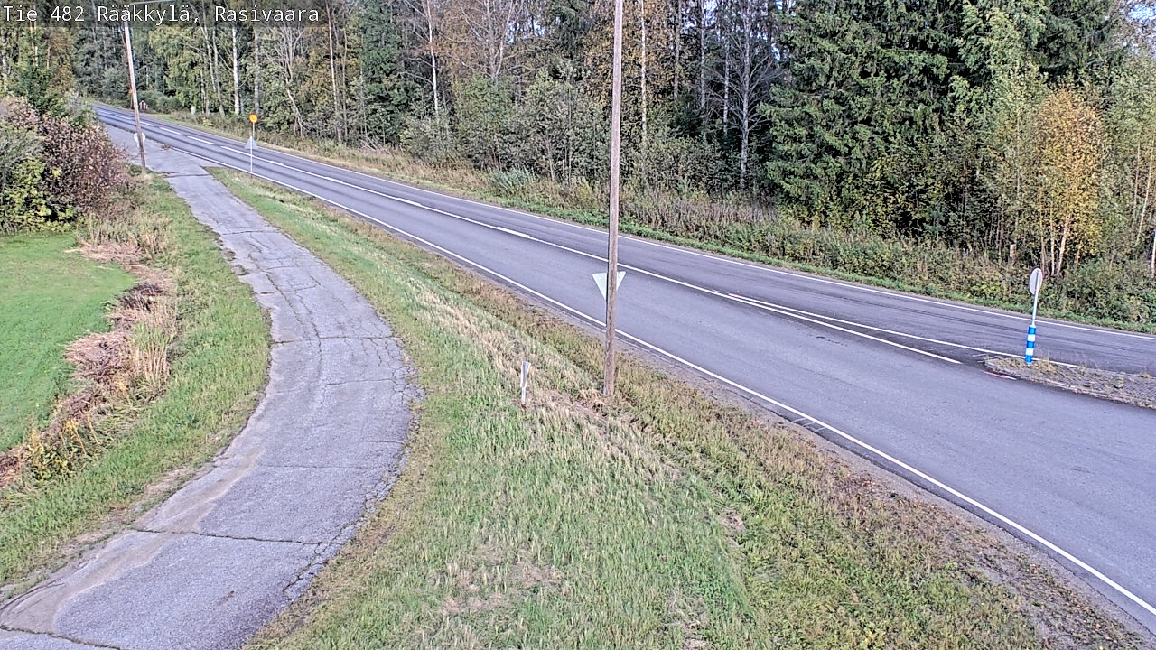 Weather Camera Image Väg 482 Rääkkylä, Rasivaara, Rääkkylä, Pohjois-Karjala