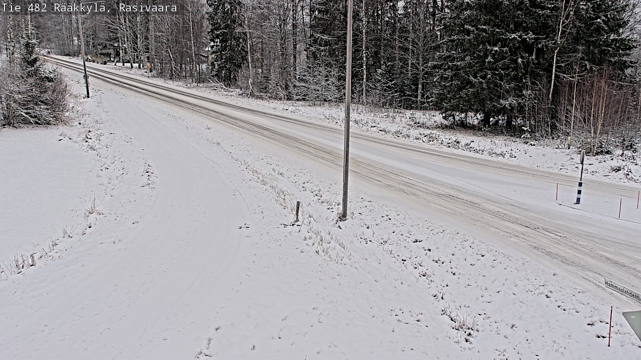 Weather Camera Image Väg 482 Rääkkylä, Rasivaara, Rääkkylä, Pohjois-Karjala