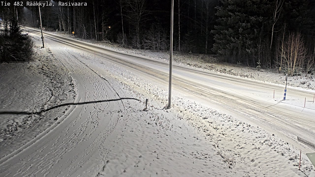 Weather Camera Image Väg 482 Rääkkylä, Rasivaara, Rääkkylä, Pohjois-Karjala