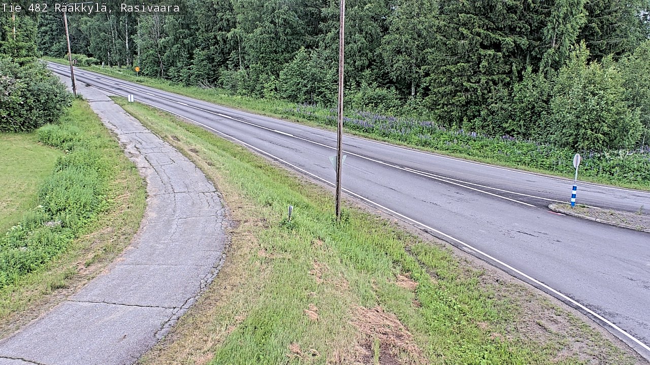 Weather Camera Image Väg 482 Rääkkylä, Rasivaara, Rääkkylä, Pohjois-Karjala