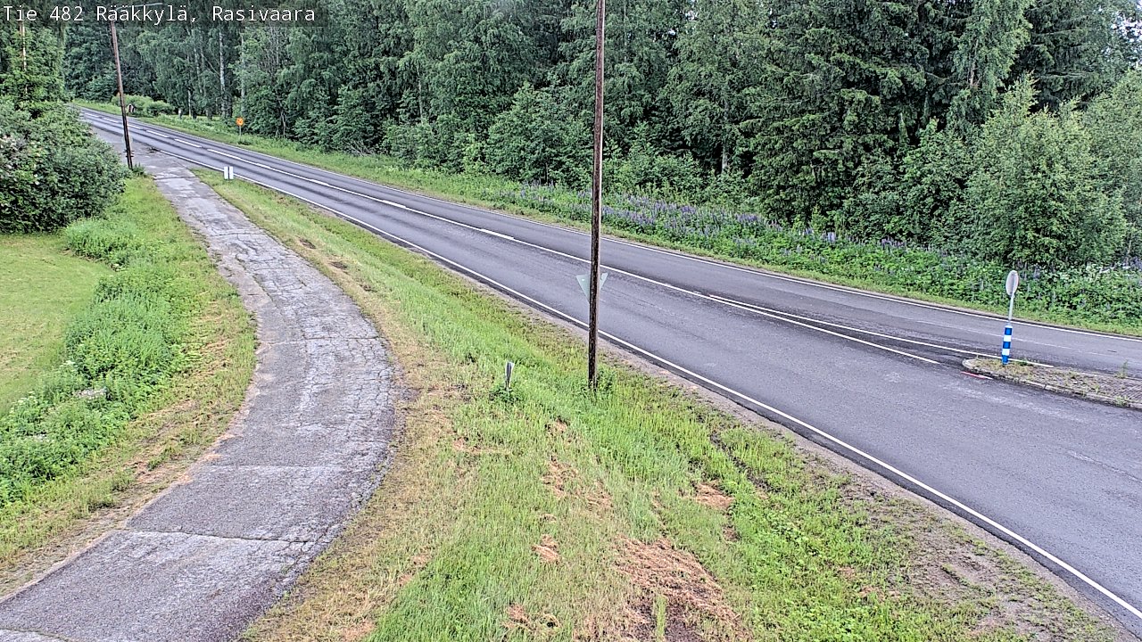 Weather Camera Image Väg 482 Rääkkylä, Rasivaara, Rääkkylä, Pohjois-Karjala