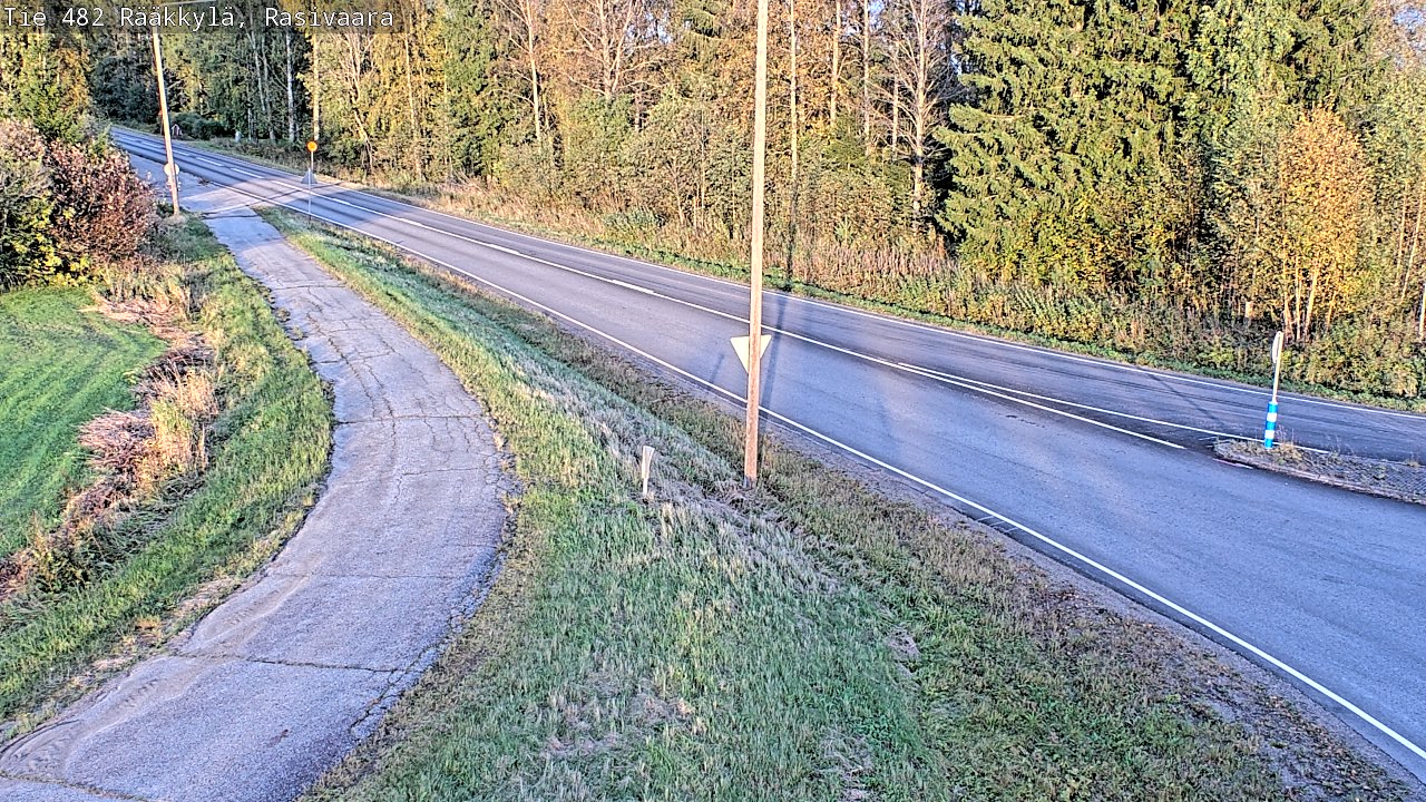 Weather Camera Image Väg 482 Rääkkylä, Rasivaara, Rääkkylä, Pohjois-Karjala