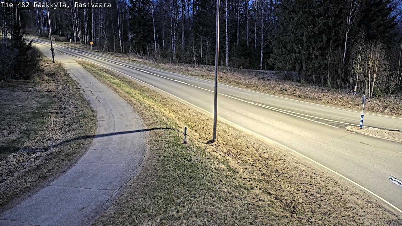 Weather Camera Image Road 482 Rääkkylä, Rasivaara, Rääkkylä, Pohjois-Karjala