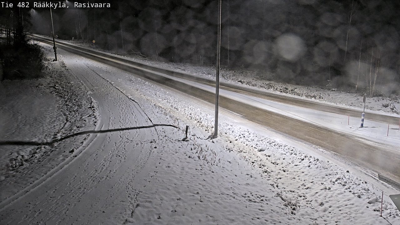 Weather Camera Image Väg 482 Rääkkylä, Rasivaara, Rääkkylä, Pohjois-Karjala