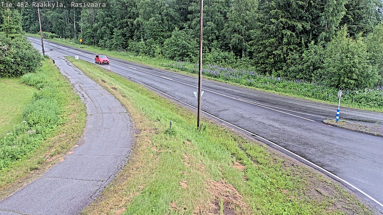 Weather Camera Image Väg 482 Rääkkylä, Rasivaara, Rääkkylä, Pohjois-Karjala