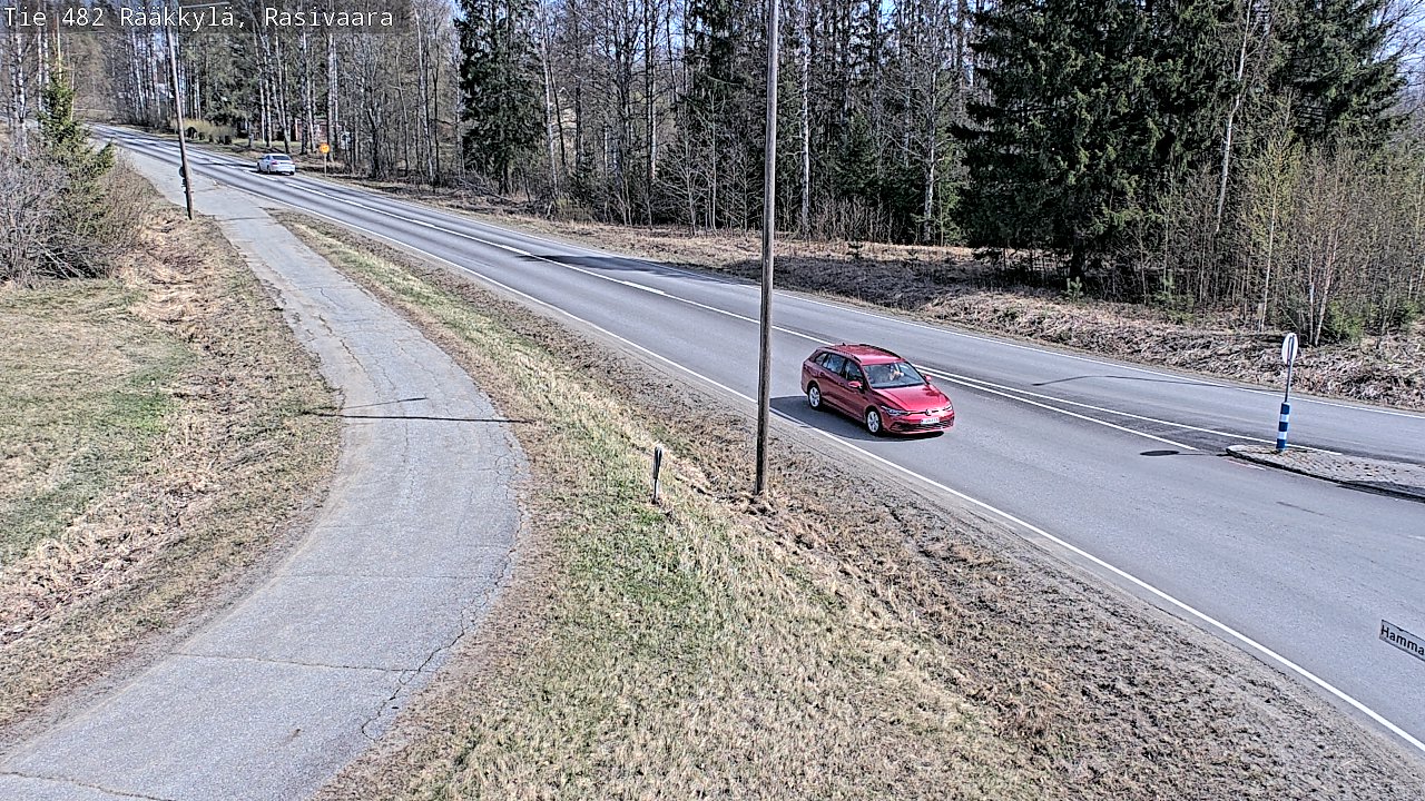 Weather Camera Image Road 482 Rääkkylä, Rasivaara, Rääkkylä, Pohjois-Karjala