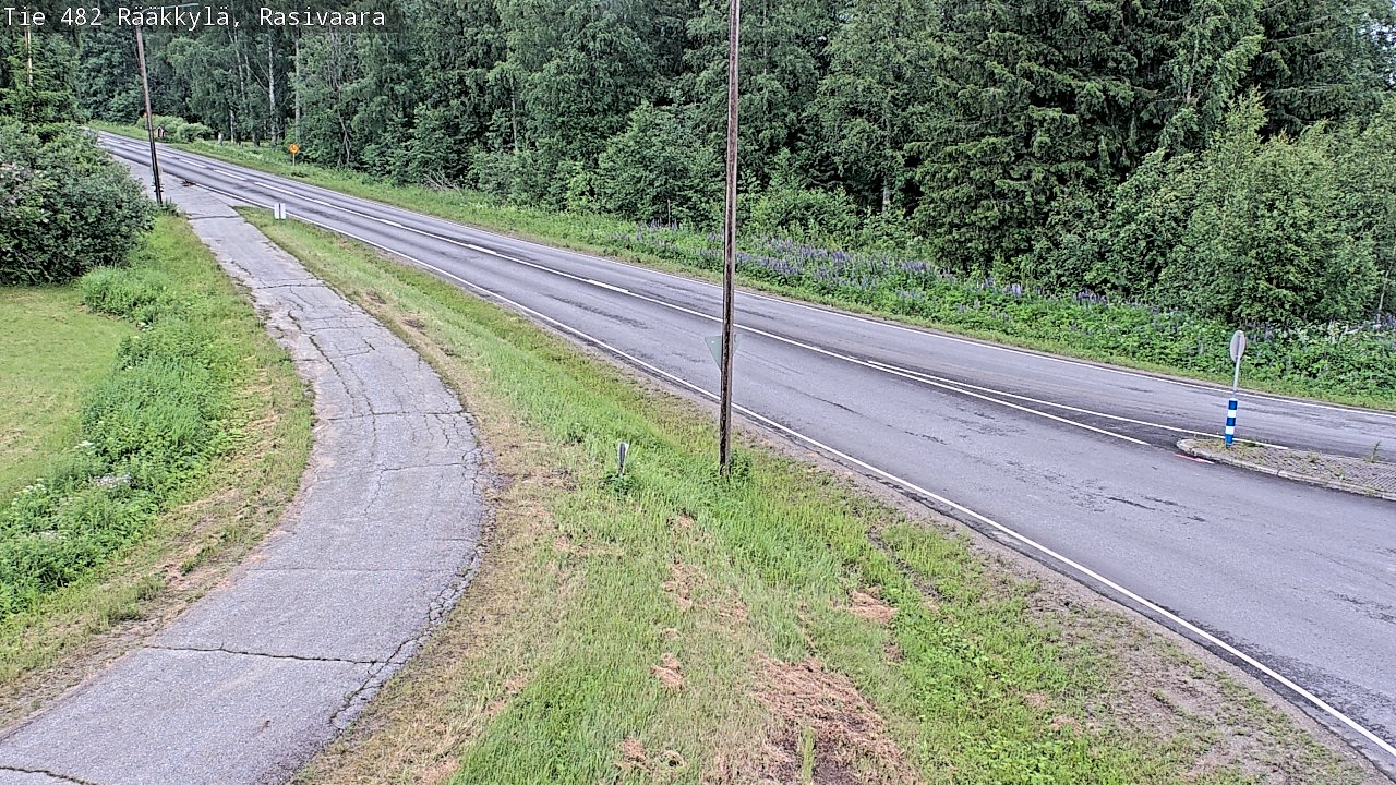 Weather Camera Image Väg 482 Rääkkylä, Rasivaara, Rääkkylä, Pohjois-Karjala