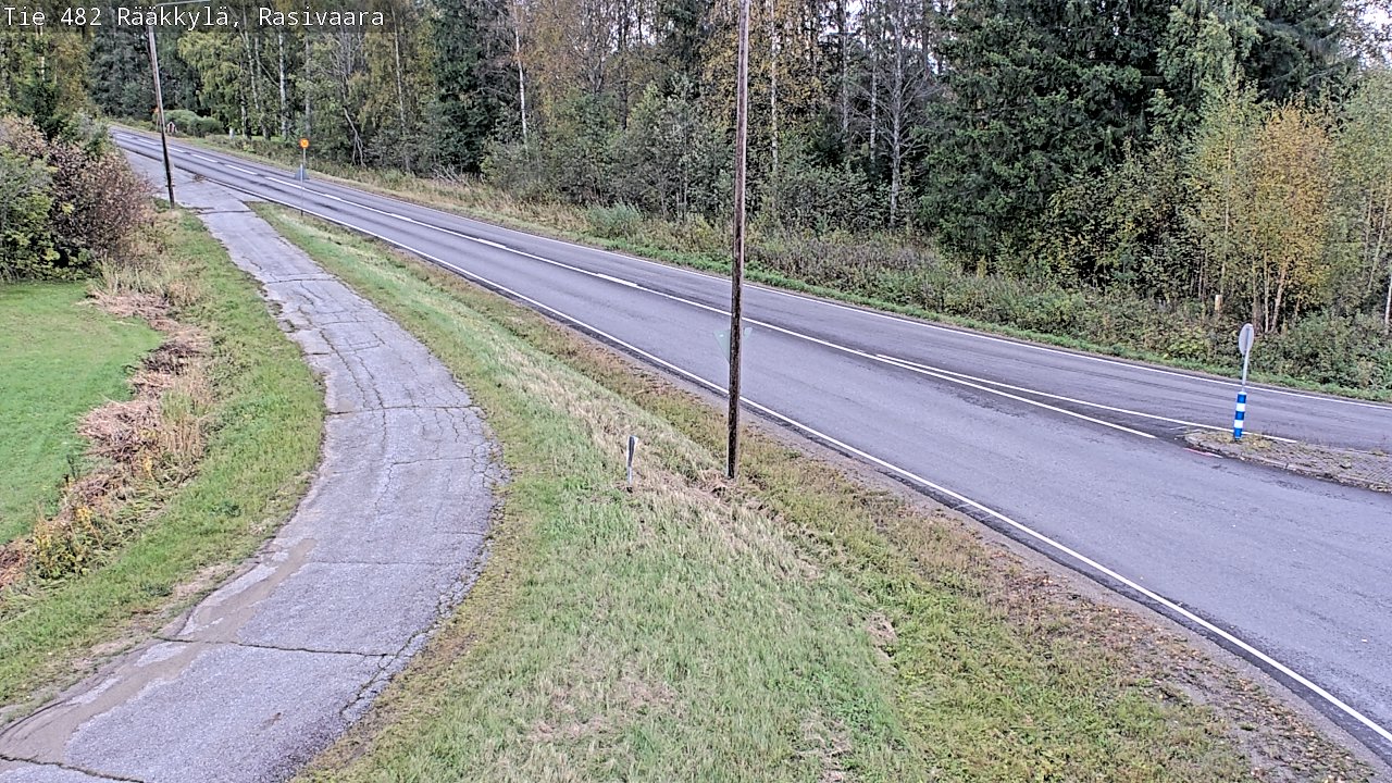 Weather Camera Image Road 482 Rääkkylä, Rasivaara, Rääkkylä, Pohjois-Karjala